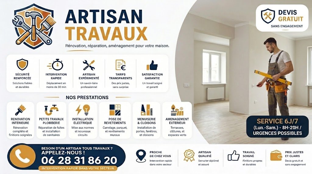 Artisan Travaux Aureille