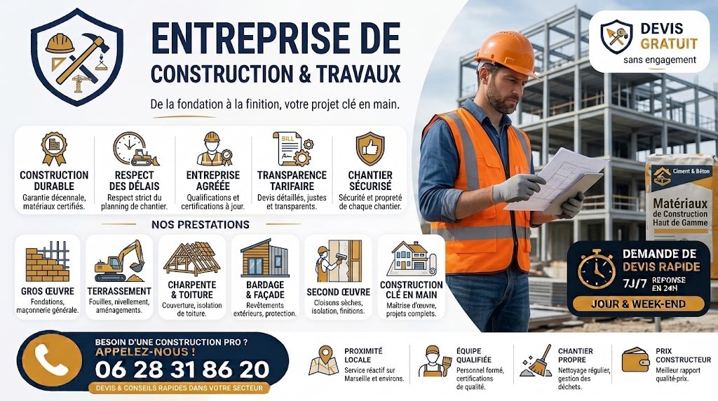 Entreprise Construction Sausset Les Pins