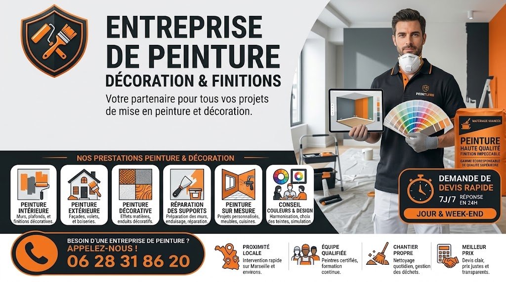 Entreprise Peinture Marseille 13009