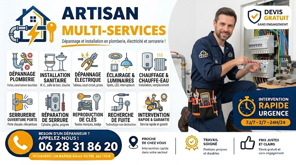 Plombier Electricien Serrurier Marseille 13003